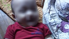 Cháu bé trước khi vào viện. Ảnh gia đình cung cấp.