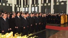 Lễ truy điệu nguyên Tổng bí thư Đỗ Mười