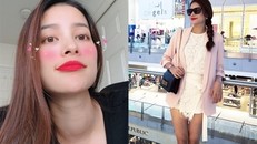 Thêm ảnh mới, lại rộ tin Phạm Hương sang Mỹ mang bầu