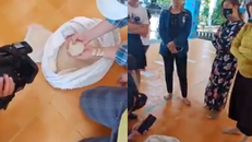 Trường mầm non dùng gạo mốc xanh nấu cơm, dùng đầu cá làm thức ăn cho trẻ