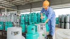 Giá gas giảm 40.000 đồng/bình 12 kg