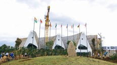 Quang cảnh bên ngoài Bảo tàng Thế giới cà phê đầu tiên tại Việt Nam