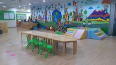 Phòng học nơi xảy ra vụ việc 