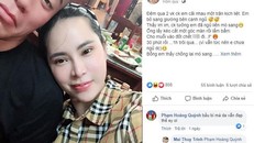 Bạn gái Bùi Tiến Dụng ngầm xác nhận mang thai trên trang cá nhân. Ảnh chụp màn hình.