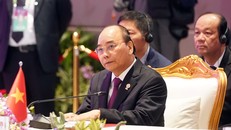 Thủ tướng Nguyễn Xuân Phúc dự Hội nghị ASEAN - Ấn Độ. Ảnh: VGP/Quang Hiếu