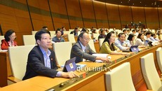 Quốc hội biểu quyết thông qua Nghị quyết kỳ họp thứ 8 (ảnh: QH)