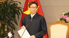 Phó Thủ tướng Vũ Đức Đam phát biểu tại cuộc họp. Ảnh VGP/Trần Mạnh