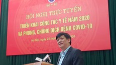 Thứ trưởng Nguyễn Thanh Long phát biểu tại hội nghị sáng 25/2