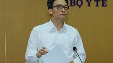 Phó thủ tướng Vũ Đức Đam chủ trì họp Ban Chỉ đạo quốc gia chống Covid-19 trong chiều 25/3. Ảnh: VGP