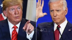 Tổng thống Mỹ Donald Trump (trái) và Cựu Phó Tổng thống Joe Biden. Ảnh: AFP/TTXVN