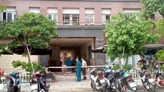 Chung cư Thái An bị phong tỏa. Ảnh: Dân trí