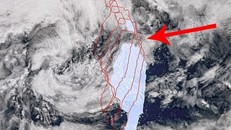 Ảnh vệ tinh hé lộ một mảnh vỡ lớn tách ra từ A-68a. Ảnh: ESA.