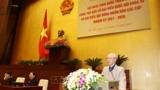 Tổng Bí thư, Chủ tịch nước Nguyễn Phú Trọng phát biểu chỉ đạo Hội nghị. Ảnh: Trí Dũng/TTXVN