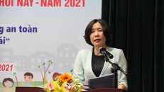 Bà Lê Kim Anh - Chủ tịch Hội LHPN Hà Nội phát động Cuộc thi