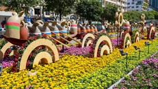 Đường hoa Nguyễn Huệ Tết Nhâm Dần 2022 mang chủ đề 'Xuân quê hương, ấm tình nhân ái' 