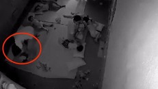 Hình ảnh từ camera ghi lại sự việc