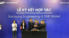 Toàn cảnh buổi lễ ký kết trở thành cổ đông chiến lược của Samsung Engineering và DNP Water