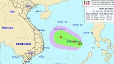 Xuất hiện một vùng áp thấp trên Biển Đông