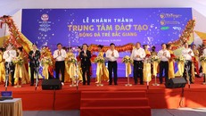 Lễ khánh thành Trung tâm Đào tạo bóng đá trẻ Bắc Giang diễn ra vào chiều 15/9 tại SVĐ tỉnh Bắc Giang. 