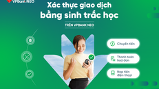 VPBank ra mắt công nghệ xác thực giao dịch bằng khuôn mặt, vân tay