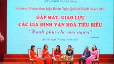 Hà Nội gặp mặt hơn 100 gia đình văn hóa tiêu biểu