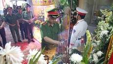 Truy thăng cấp hàm Trung tá cho cán bộ Cảnh sát giao thông Long An hy sinh khi làm nhiệm vụ