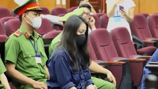 Bị cáo Nguyễn Võ Quỳnh Trang tại phiên tòa phúc thẩm