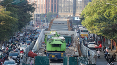 Hà Nội: Phân luồng phương tiện qua cầu vượt tại nút giao Chùa Bộc - Phạm Ngọc Thạch từ ngày 30/6