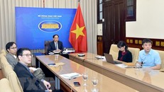 Bộ trưởng Ngoại giao Bùi Thanh Sơn dẫn đầu Đoàn Việt Nam tham dự hội nghị.