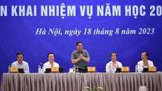 Thủ tướng Phạm Minh Chính dự Hội nghị trực tuyến tổng kết năm học 2022-2023 và triển khai năm học mới 2023-2024