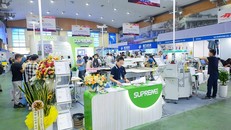 Quy mô triển lãm xấp xỉ 6,000m² - tăng 30% so với năm 2022, với trên 200 gian hàng đến từ 9 quốc gia và vùng lãnh thổ
