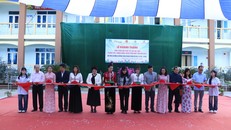 Lễ khánh thành công trình Nhà nội trú tại trường THCS Chiềng Đông, xã Chiềng Đông, huyện Tuần Giáo, tỉnh Điện Biên