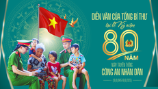 Diễn văn của Tổng Bí thư Tô Lâm tại Lễ kỷ niệm 80 năm Ngày truyền thống Công an nhân dân