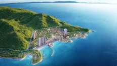 Hình ảnh tổng thể La Tiên Villa bên trong đô thị quốc tế 44ha đã hiện hữu.