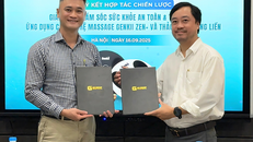 Khoảnh khắc giữa hai đại diện Bezen và Genkii — nền tảng cho việc đưa các giải pháp chăm sóc sức khỏe hiện đại đến gần hơn với người tiêu dùng Việt.