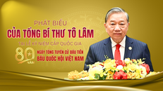 Phát biểu của Tổng Bí thư Tô Lâm tại Lễ kỷ niệm cấp quốc gia 80 năm Ngày Tổng tuyển cử đầu tiên bầu Quốc hội Việt Nam