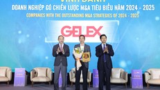 GELEX vinh dự là Doanh nghiệp có chiến lược M&A tiêu biểu 2024-2025