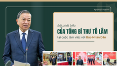 Bài phát biểu của Tổng Bí thư Tô Lâm tại cuộc làm việc với Báo Nhân Dân