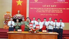 Lãnh đạo UBND tỉnh Quảng Trị và Tổng công ty Viễn thông MobiFone ký kết thỏa thuận hợp tác về chuyển đổi số giai đoạn 2026 – 2030.