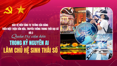 Bảo vệ nền tảng tư tưởng của Đảng trên mặt trận văn hóa, truyền thông trong thời đại số - Bài 3: Quản trị văn hóa trong kỷ nguyên AI: Làm chủ hệ sinh thái số