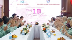 Tháng 10 với nhiều hoạt động ý nghĩa vì cộng đồng của nữ chiến sĩ Công an Thủ đô.