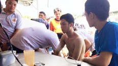 Thuyền viên tàu Royal 16 bị thương ngay sau khi cập cảng đã được nhà chức trách Philippines sơ cấp cứu.