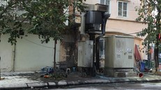 Bốt điện nổ ở Hà Đông