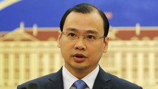 Người phát ngôn Bộ Ngoại giao Lê Hải Bình. Ảnh: Quý Đoàn.