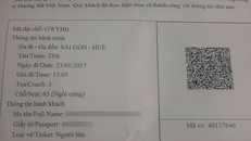 Một số người dân bị lừa mua vé tàu Tết giả