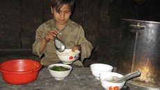  Mâm cơm mùa giáp hạt của người dân Bảo Lạc, Cao Bằng. Ảnh minh họa: Sơn Thủy.