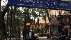 Trường Đại học Sài Gòn, nơi xẩy ra những chuyện lạ ở Hội đồng nghiệm thu đề tài nghiên cứu khoa học. Ảnh: P.L.
