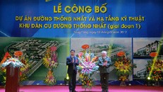 Dự án xây dựng khu dân cư và tuyến đường thống nhất tạo diện mạo mới cho Sông Công