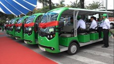 Những chiếc xe buýt điện đầu tiên tại TP.HCM .