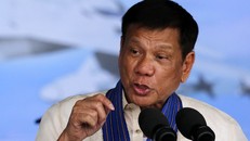 Tổng thống Philippines Rodrigo Duterte.